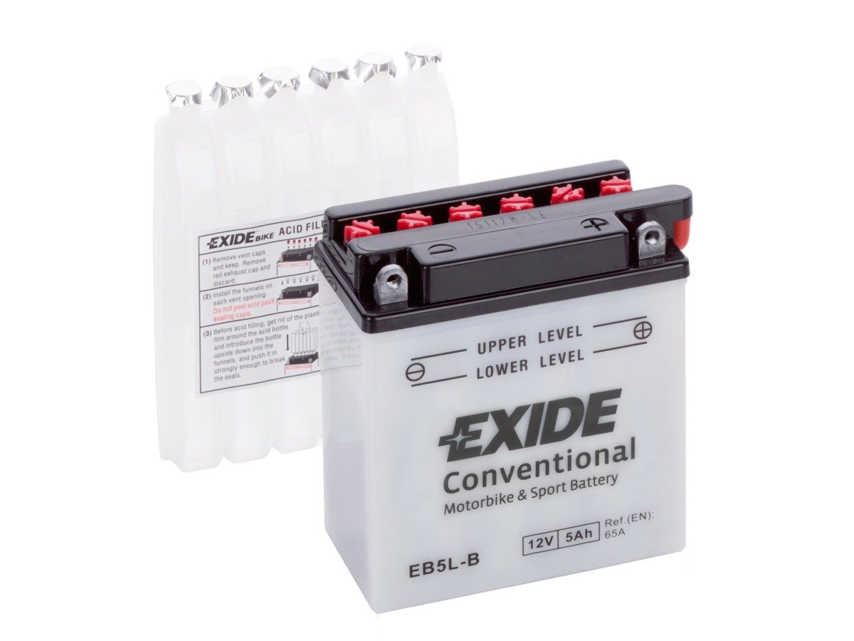 Akumulator Exide 12V YB5L-B | Akumulatory Motocyklowe | EXIDE ...