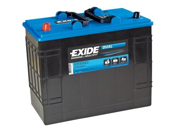 Battery 12V 142Ah EXIDE DUAL ER650