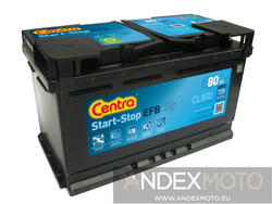 Akumulator 12V  80Ah CENTRA START-STOP EFB CL800