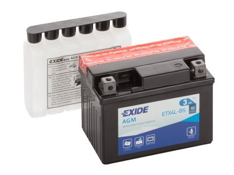 Akumulator EXIDE ETX4L-BS YTX4L-BS CBTX4L-BS 3Ah