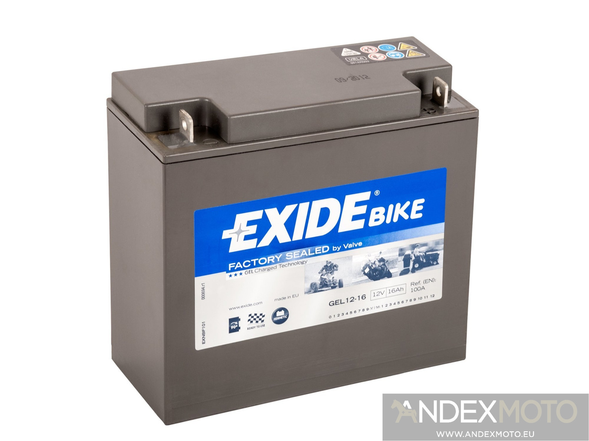 Akumulator EXIDE GEL12-16 żelowy 12V 16Ah (20h)