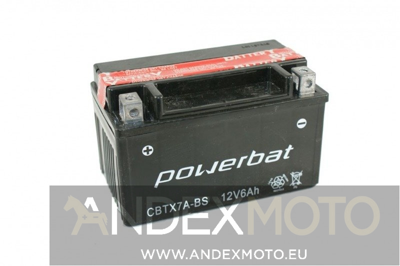 Akumulator Powerbat 6Ah CBTX7A-BS YTX7A-BS ETX7A-B