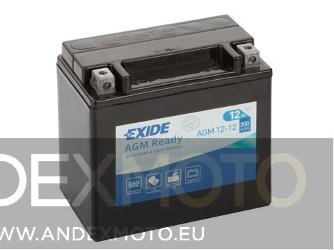 Akumulator EXIDE AGM12-12 (YTX14-BS YTX14H-BS 12Ah