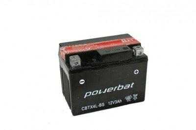 Akumulator Powerbat 3Ah CBTX4L-BS YTX4L-BS ETX4L-B