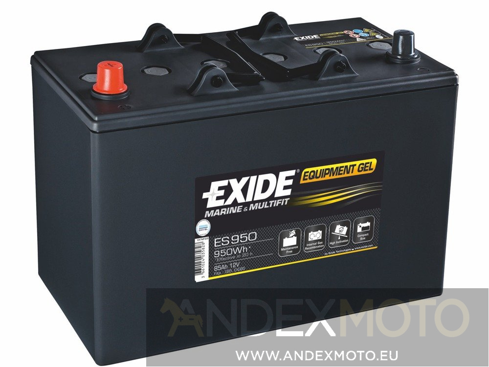 Battery 12V  85Ah EXIDE EQUIPMENT GEL ES950