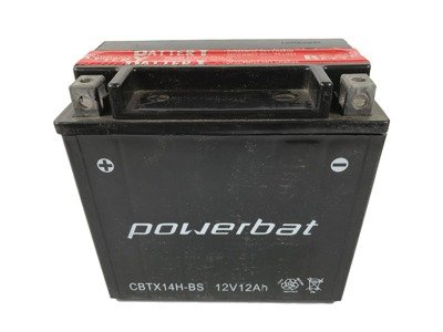 Akumulator Powerbat 12Ah CBTX14H-BS YTX14H-BS