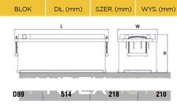 Akumulator ciężarowe AXIS 12V 170Ah 950A A170