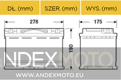 Akumulator 12V 70Ah CENTRA START-STOP EFB CL700