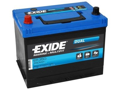 Akumulator 12V 80Ah EXIDE DUAL ER350