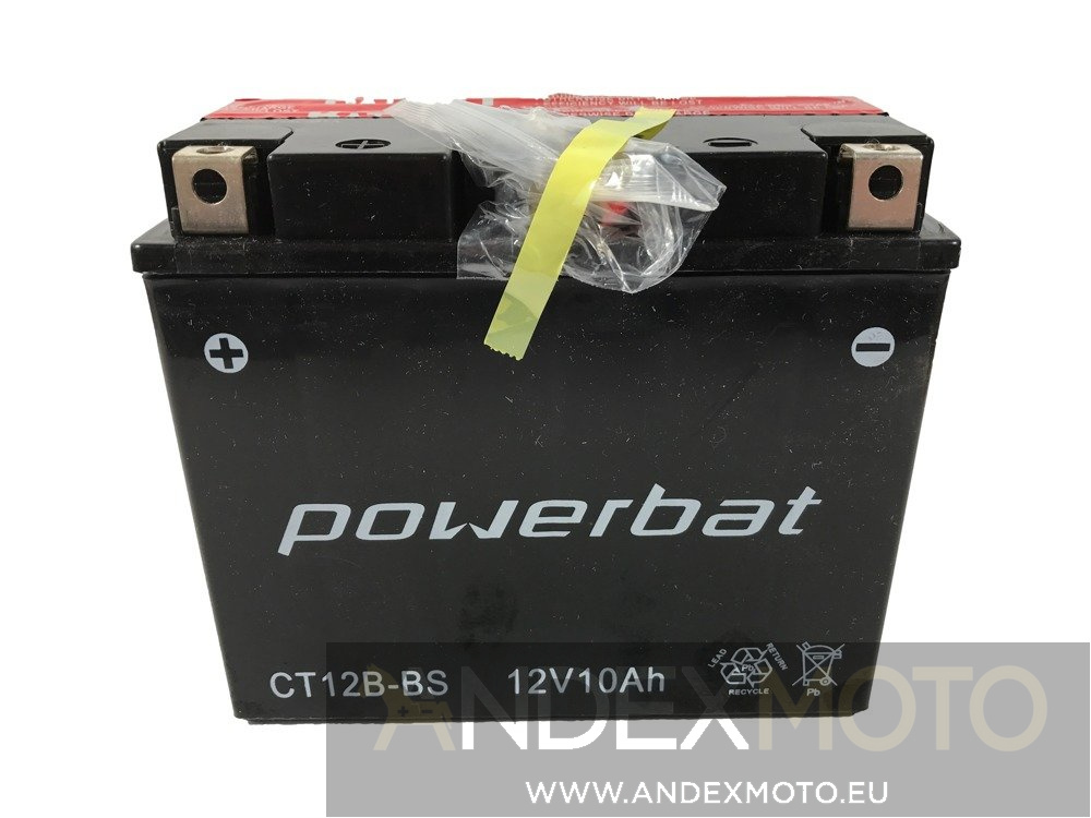 Battery 12 V 10 Ah POWERBAT CT12B-BS (CT12B-4)