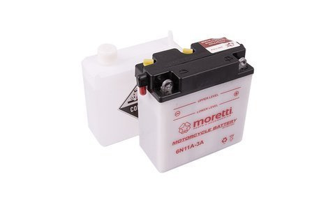 Akumulator kwasowo-ołów. 6N11A-3A 6V 11Ah Moretti