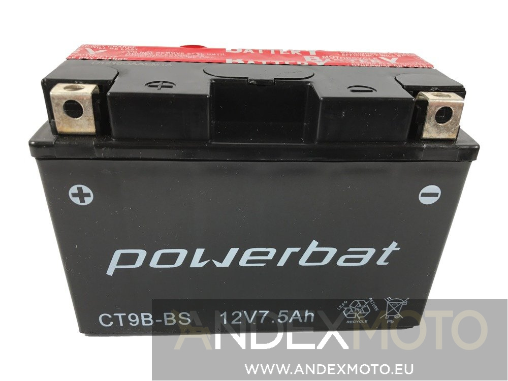Battery 12 V  8 Ah POWERBAT CT9B-BS (CT9B-4)