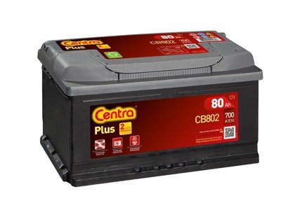 Akumulator 12V 80Ah CENTRA PLUS CB802
