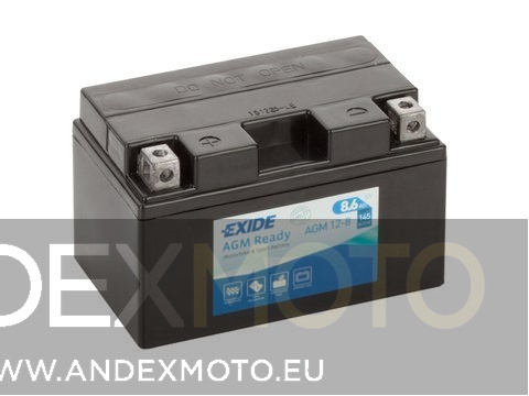 Akumulator EXIDE AGM12-8 (YTX7A-BS YTR9-BS) 8,6Ah