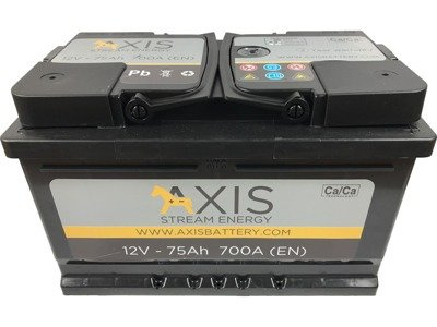 Akumulator AXIS 12V 75Ah CB712 CA722 S4007 S5007