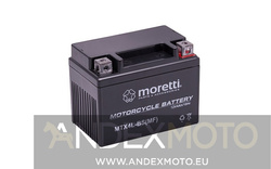 Akumulator AGM (Gel) MTX4L-BS 4 Ah Moretti