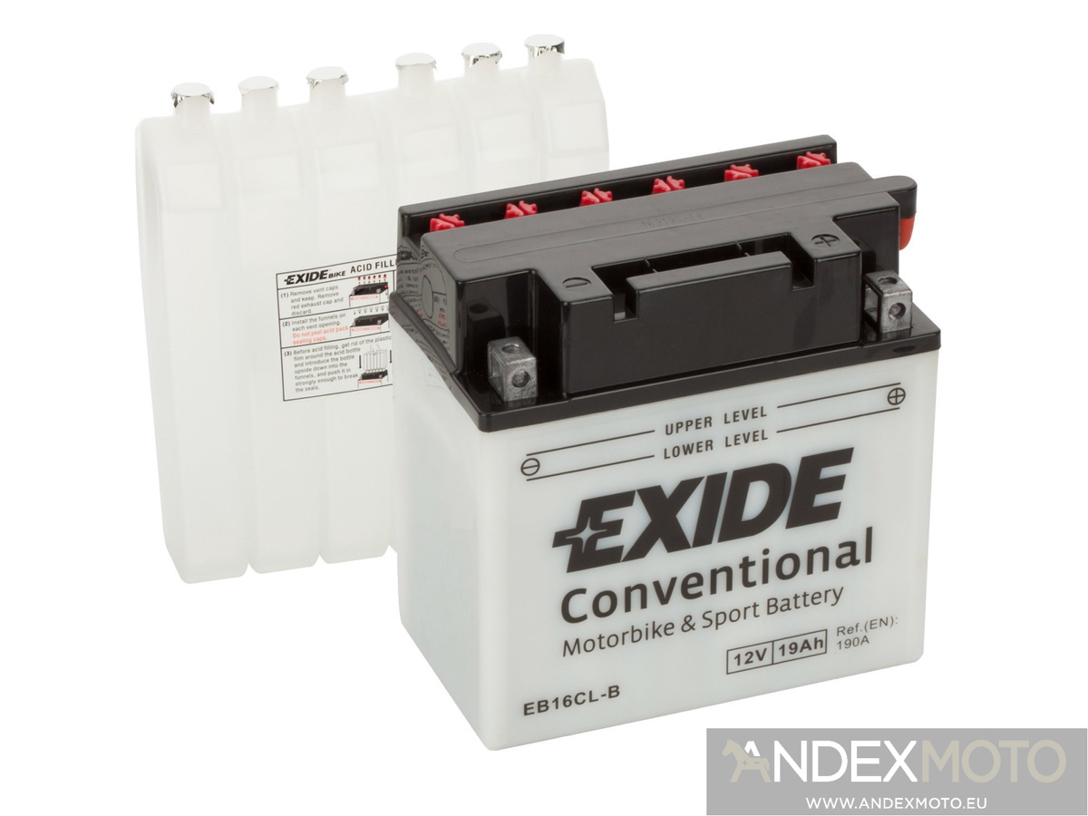 Akumulator EXIDE EB16CL-B YB16CL-B CB16CL-B 19Ah