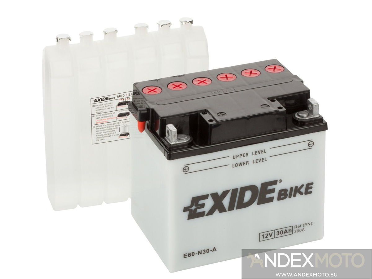 Akumulator EXIDE E60-N30-A Y60-N30-A C60-N30- 30Ah
