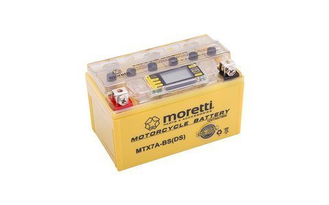 Akumulator AGM I-Gel MTX7A-BS 7Ah Moretti wskaźnik