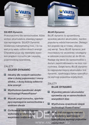 Akumulator 12V 60Ah D59 VARTA Blue