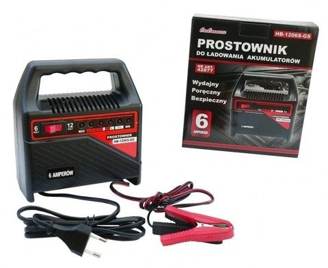 Prostownik 6V 12V 6A HB-1206-S