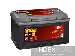 Akumulator 12V 80Ah CENTRA PLUS CB802
