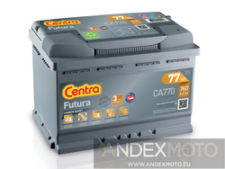 Akumulator 12V 77Ah CENTRA FUTURA CARBON CA770
