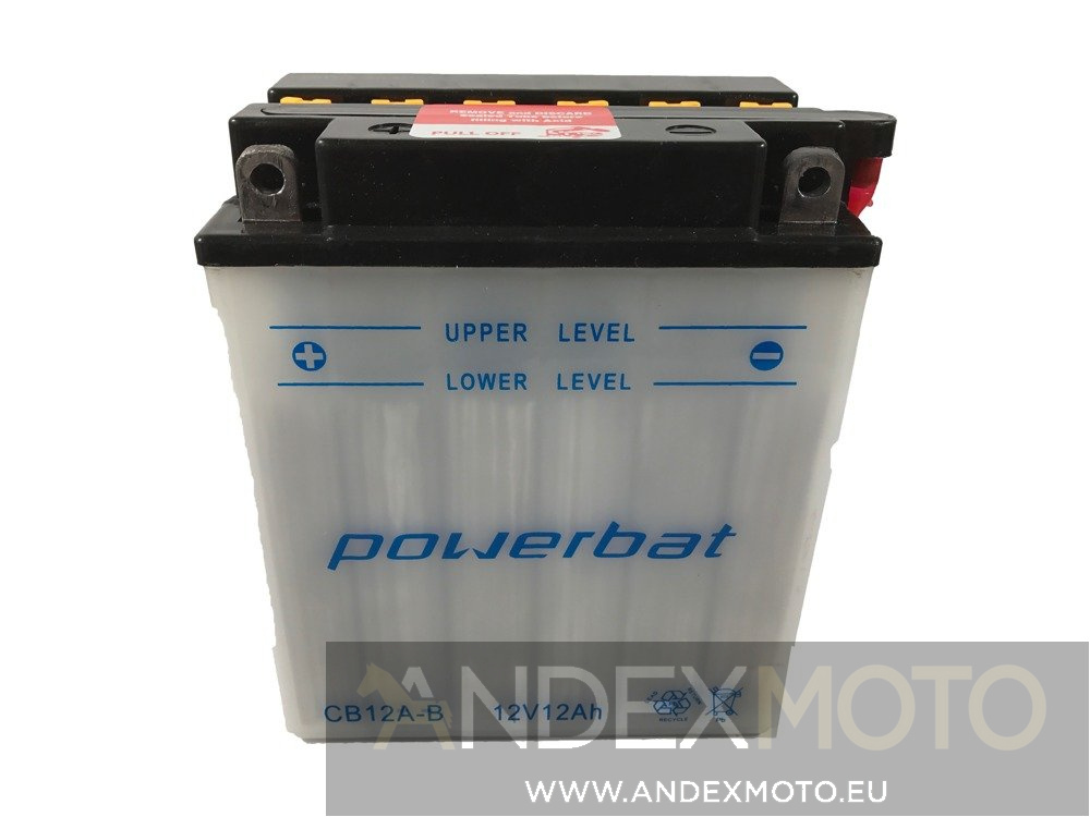 Battery 12 V 12 Ah POWERBAT CB12A-B