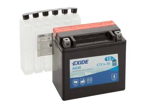 Battery 12V  14Ah YTX14-BS EXIDE