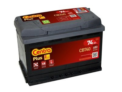 Akumulator 12V 74Ah CENTRA PLUS CB740 S4008 E11