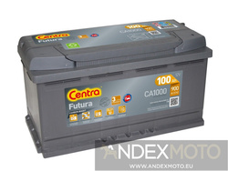 Akumulator 12V 100Ah CENTRA FUTURA CARBON CA1000