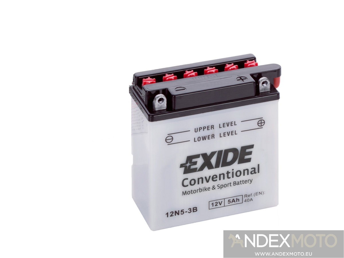 Akumulator EXIDE 12N5-3B (YB5L-B)12V  5Ah