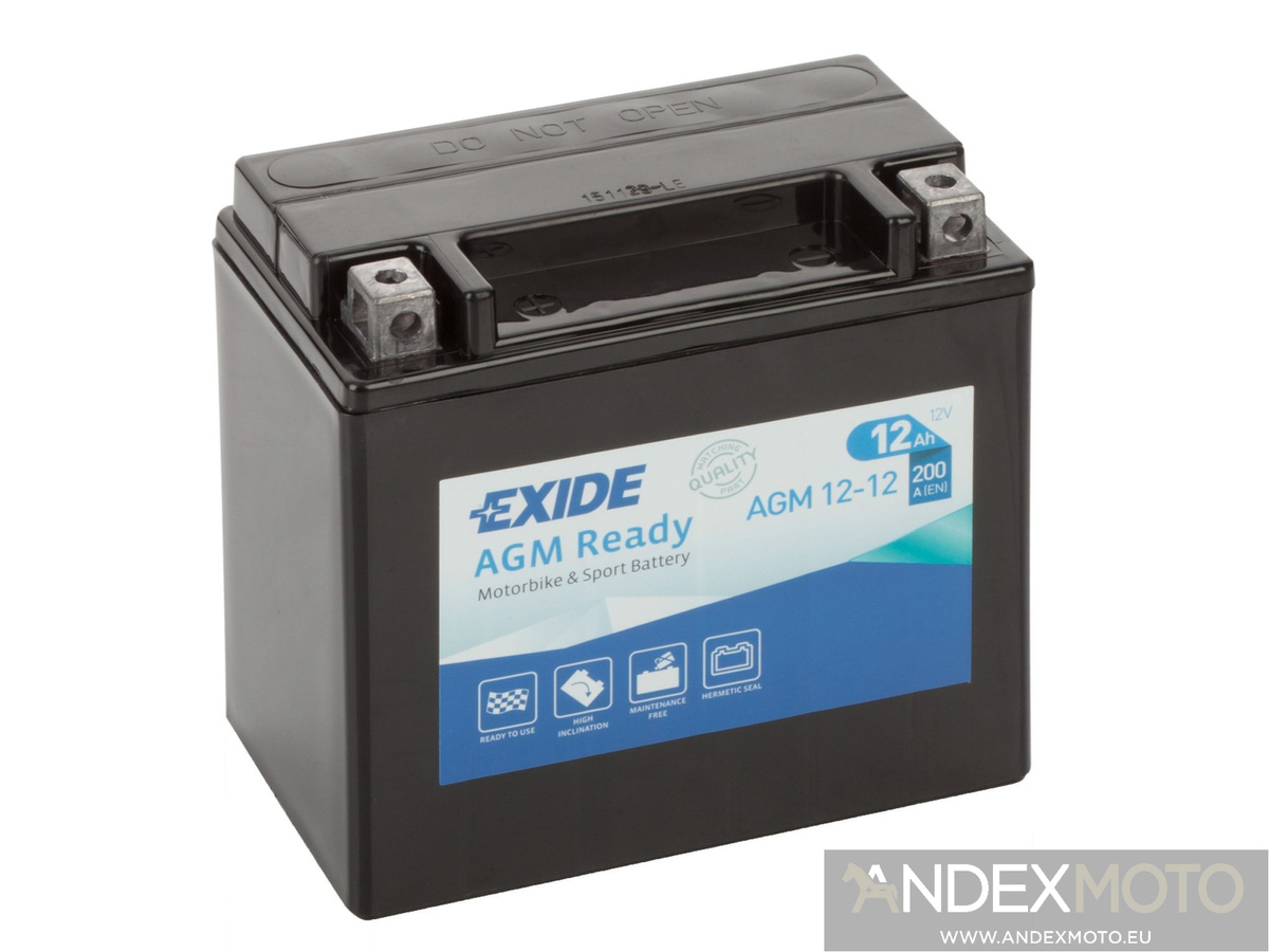 Akumulator EXIDE AGM12-12 (YTX14-BS YTX14H-BS 12Ah
