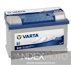 Akumulator 12V 72Ah E43 VARTA Blue