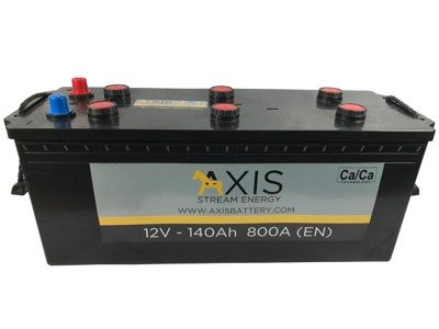 Akumulator ciężarowy AXIS 12V 140Ah 800A