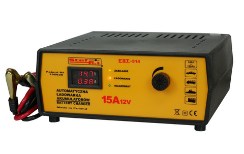 Ładowarka automatyczna EST-514 12V/15A