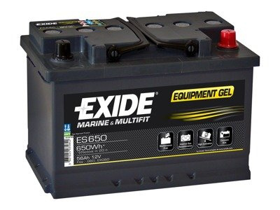 Akumulator 12V 56Ah EXIDE EQUIPMENT GEL ES650
