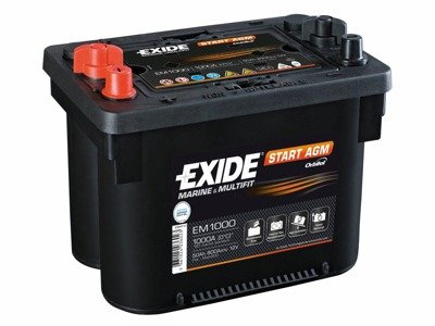 Battery 12V  50Ah EXIDE START AGM EM1000