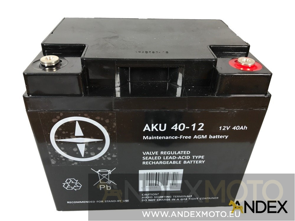 Battery 12 V  40 Ah VRLA