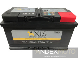 Akumulator AXIS 12V 80Ah 730A