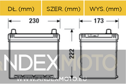 Akumulator 12V 60Ah CENTRA PLUS CB605