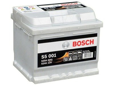 Akumulator 12V 52Ah S5001 BOSCH S5
