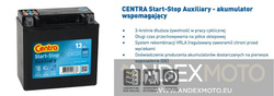 Akumulator 12V 9Ah CENTRA START-STOP CK091
