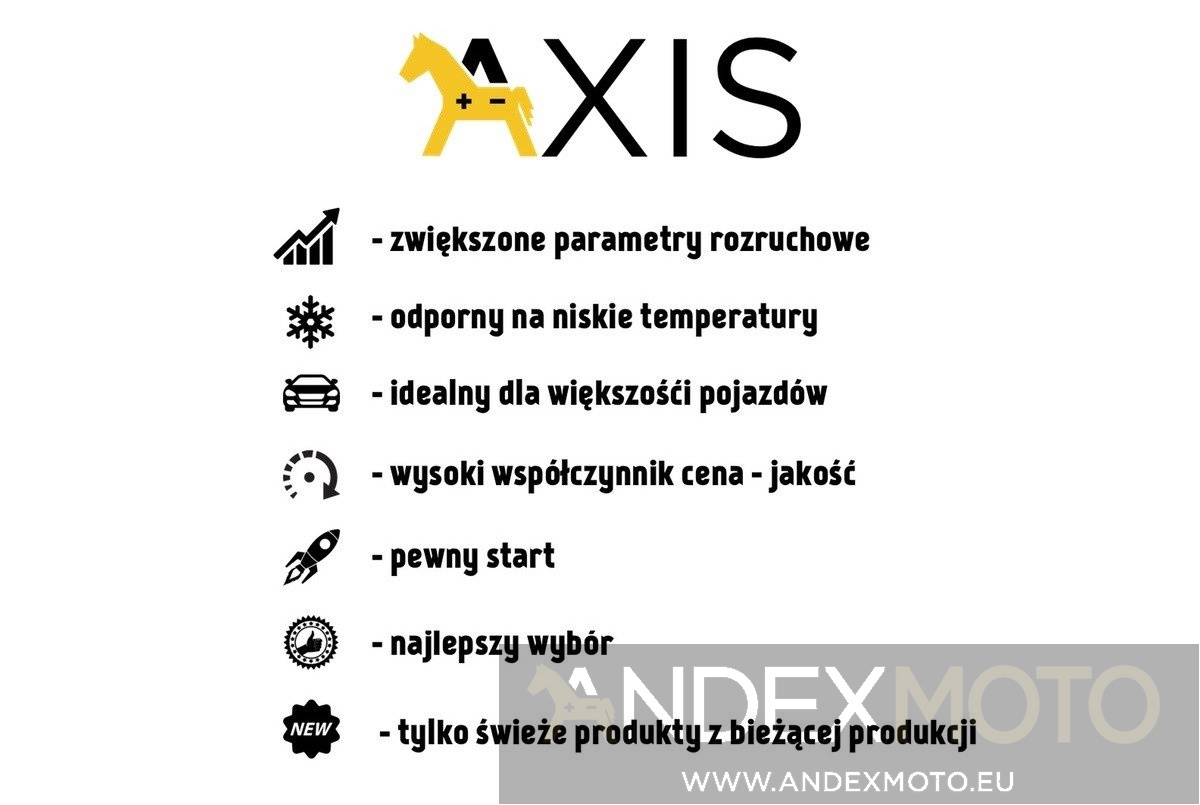 Akumulator ciężarowy AXIS 6V 190Ah 950A A190