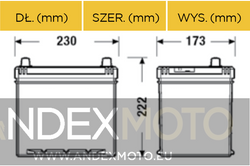 Akumulator AXIS 12V 60Ah JAPAN