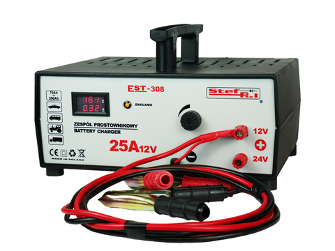 Prostownik EST-308 12V/24V/25A