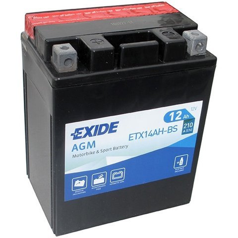 Battery 12V  12Ah YTX14AH-BS EXIDE