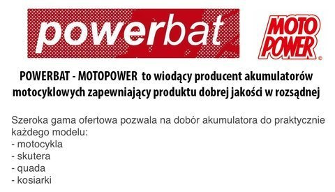 Akumulator Powerbat 21Ah CBTX24HL-BS YTX24HL-BS
