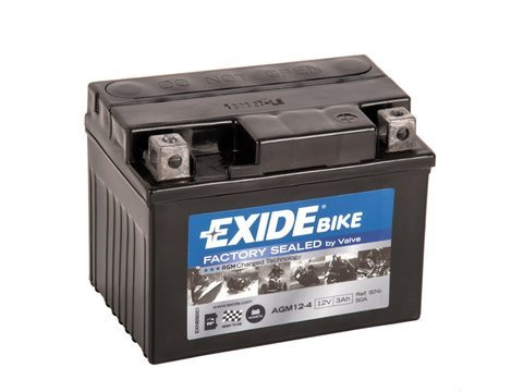 Battery 12V  3Ah AGM12-4 EXIDE