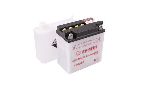 Akumulator kwasowo-ołowiowy 12N9-3B 9 Ah Moretti